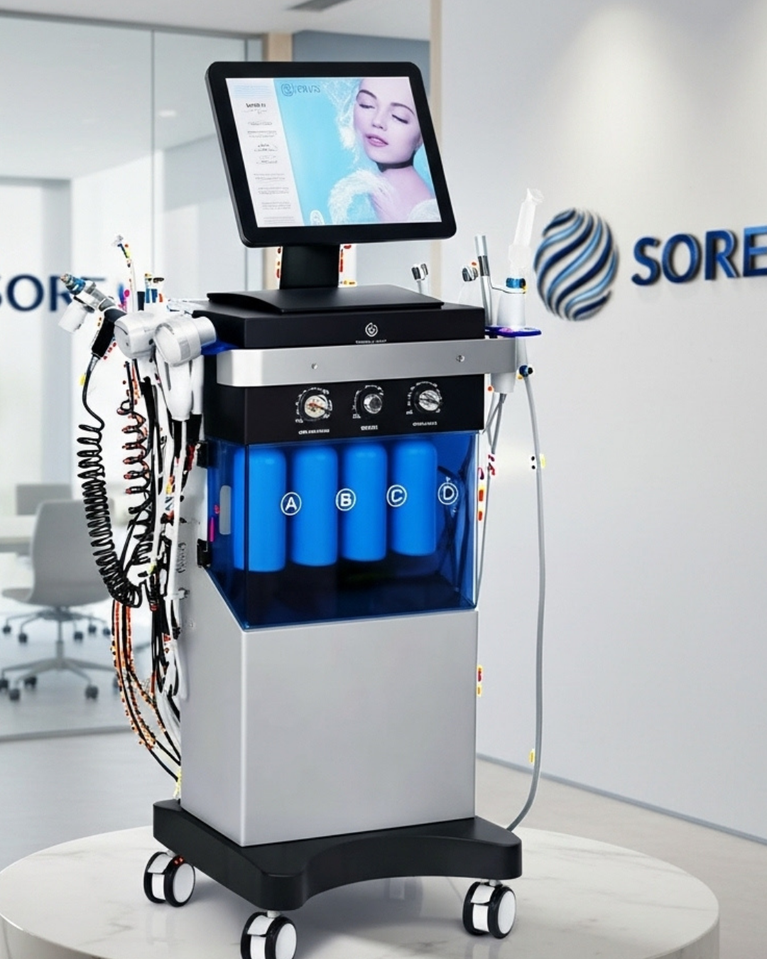 Hydrafacial 14 in 1 – Profesyonel Çok Fonksiyonlu Cilt Bakım Cihazı