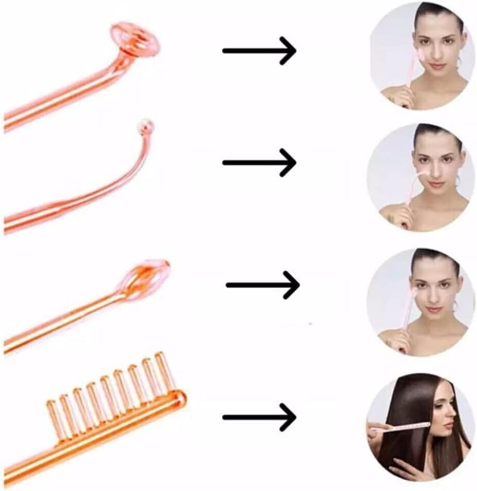 High Frequency Yüksek Frekans Cilt Bakım Cihazı 7 Başlıklı - Görsel 3