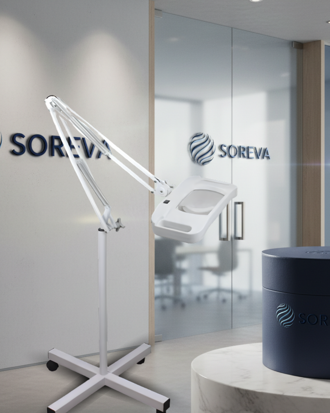 Loop 5x Led Işıklı Mercekli Ayaklı Loop Büyüteç